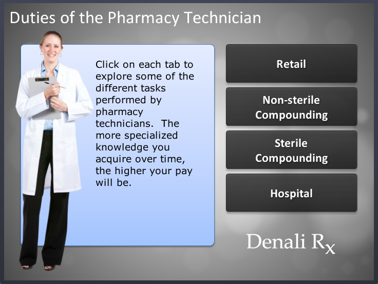 Different levels of pharmacy jobs